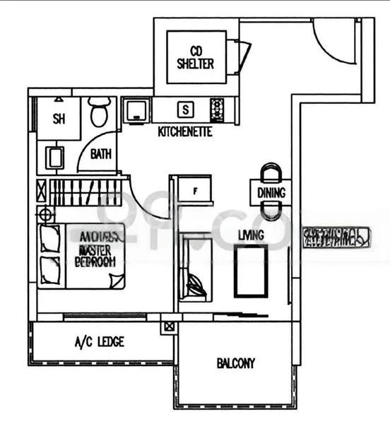 1 Bed Condo for Rent in  Eastwood Regency - Image 14